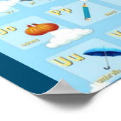 MEKIMI- Poster design pour alphabets anglais (Coin)