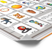 MEKIMI- Poster pour alphabets anglais (Coin)