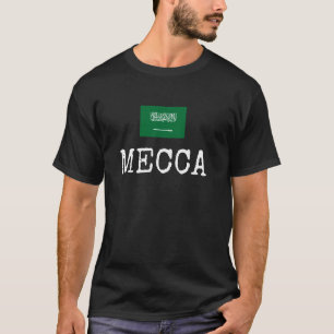 Mekka Arabië Saudi Land Stad Saoedi's Naam Vrouwen T-shirt
