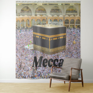 Mekka Saoedi-Arabië Islam heiligste stad, Kaaba Wandkleed