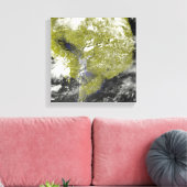 Mekong Delta en de Tonle Sap Canvas Afdruk (Insitu (Woonkamer))