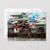 Mekong River Houses Briefkaart (Voorkant / Achterkant)