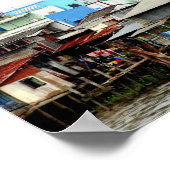 Mekong River Houses Poster (Hoek)