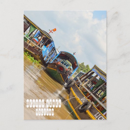 Mekong River in Vietnam Briefkaart (Voorkant)