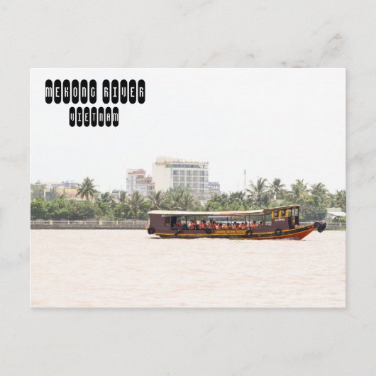 Mekong River in Vietnam Briefkaart (Voorkant)
