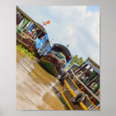 Mekong River in Vietnam Poster (Voorkant)