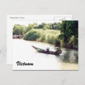 mekongboot briefkaart (Voorkant / Achterkant)