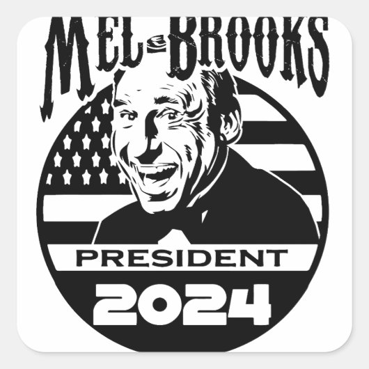 Mel Brooks 2024 Sticker (Voorkant)