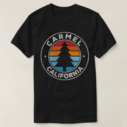 mel California CA  Graphic Retro 70s T-shirt (Design voorkant)