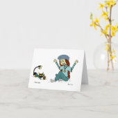 Mel de Cat en Maizy  Chanoeka Kaart (Gele Bloem)