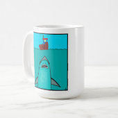 Mel de haai koffiemok (Voorkant links)