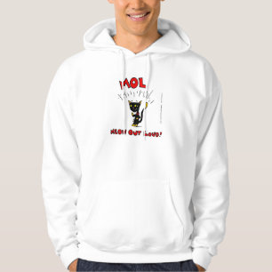 Mel MOL: MEOW LOUD! Mannen overhemd Hoodie