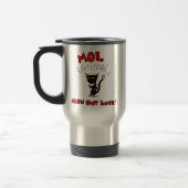 Mel "MOL : MEOW OUD LOUD" Mug de voyage (Gauche)