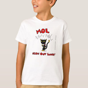 Mel MOL : MEOW OUD ! T-shirt basique pour enfants