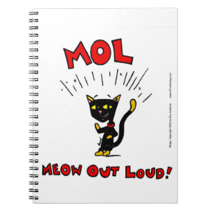 Mel "MOL: MEOW OUT LOUD"-Notitieboek Notitieboek