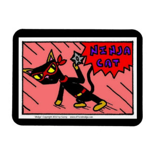 Mel NINJA CAT Flexible Magnet Magneet