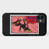 Mel NINJA CAT iPhone 5 Coque (Dos (Horizontal))
