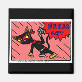 Mel NINJA CAT Magnet (Devant)