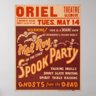 MEL ROY Magicien Illusionist VAUDEVILLE Poster