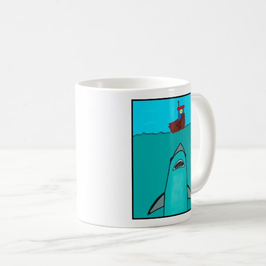Mel the Shark Coffee Mug (Devant droit)