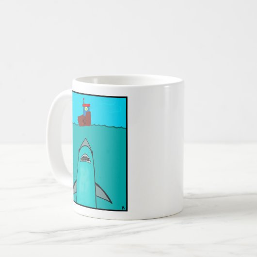 Mel the Shark Coffee Mug (Devant gauche)