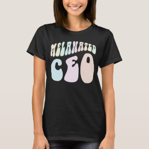 MELANATED CEO Black Business Owner Future Milliona T-shirt