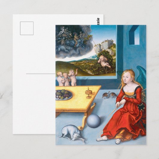 Melancholia | Lucas Cranach de Ouder | Briefkaart (Voorkant / Achterkant)