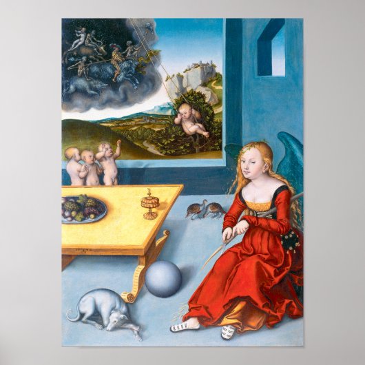 Melancholia | Lucas Cranach de Ouder | Poster (Voorkant)