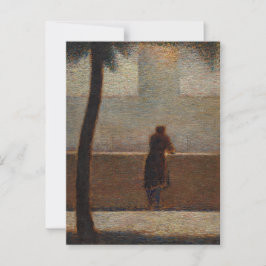 Melancholische Georges Seurat Schilderkunst Briefkaart