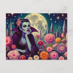 melancholische vampier briefkaart