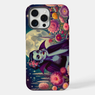 Melancholische Vampier Stevige Hoesje iPhone 15 Pro Max Hoesje