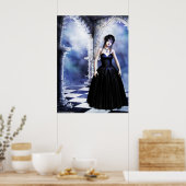 Melancholy Day Dreams Gothic Art Poster (Keuken)