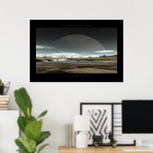 Melancholy Planet Poster (Thuiskantoor)