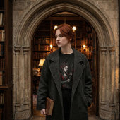 Melancholy Queen Gothic Dark Fantasy Portrait Tri-Blend Shirt