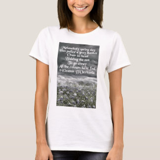 Melancholy Spring Day Poetry Favorite Jersey T-shirt
