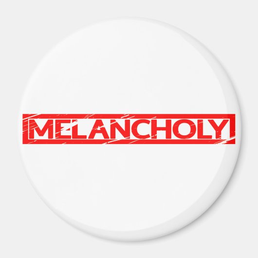 Melancholy Stamp Magneet (Voorkant)