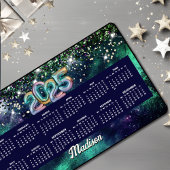 Mélange couleur violet vert faux parties scintilla