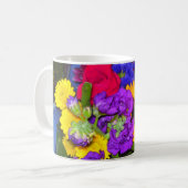 Mélange de fleurs colorées Mug (Devant gauche)