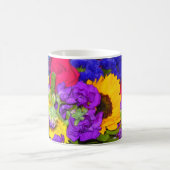 Mélange de fleurs colorées Mug (Centre)