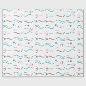 mélange de papier cadeau motif multicolore (Plat)