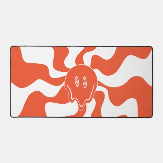 Mélange de sourire en orange et blanc (Recto)