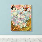 Mélange d'oeuvres murales en toile de média (Insitu (Plancher de Bois))