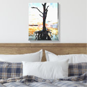 Mélange d'oeuvres murales en toile de média (Insitu(Chambre))