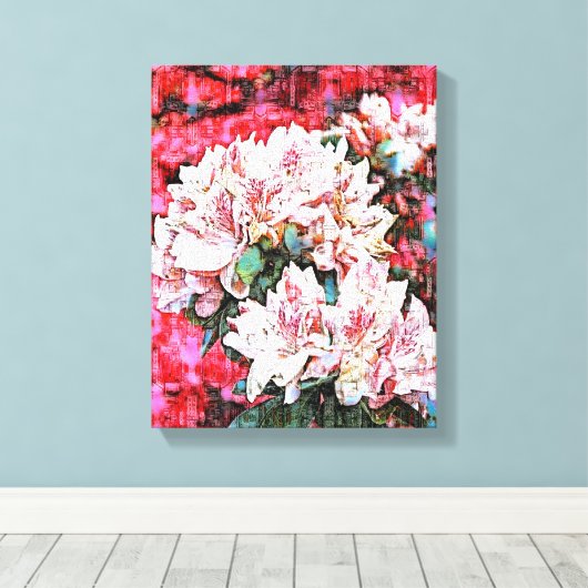 Mélange d'oeuvres murales en toile de média (Insitu (Plancher de Bois))