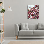 Mélange d'oeuvres murales en toile de média