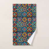 Mélange Floral Mosaïque (Serviette à main)