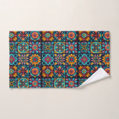 Mélange Floral Mosaïque (Serviette à main)
