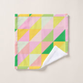 Mélange Motif de maquette géométrique dans les cou (Gant de toilette)