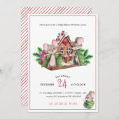 Mélange | Noël Fête Invitation (Devant / Derrière)