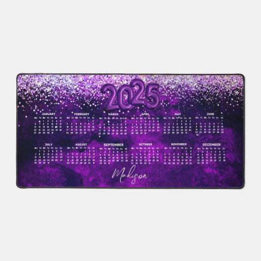 Mélange parties scintillant or violet foncé faux c (Recto)